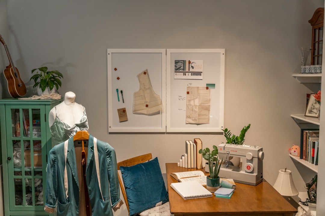 Shopping list and fabric samples